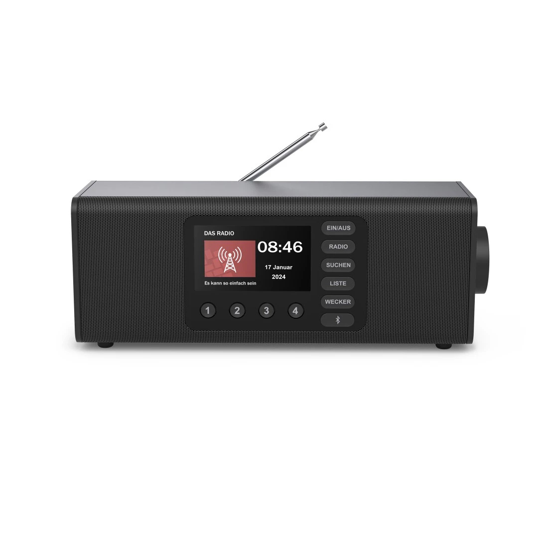 Hama DR2002 Digitalradio DAB/DAB+/FM Bluetooth 10 W Schwarz