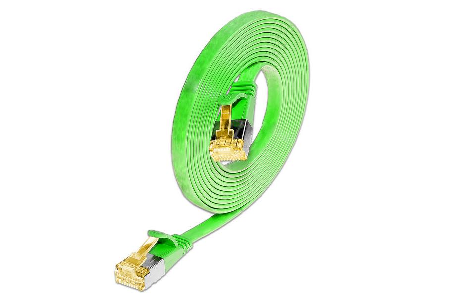 Wirewin PKW-STP-SLIM-K6A 7.0 GN Cat6a U/FTP Netzwerkkabel 7 m Grün