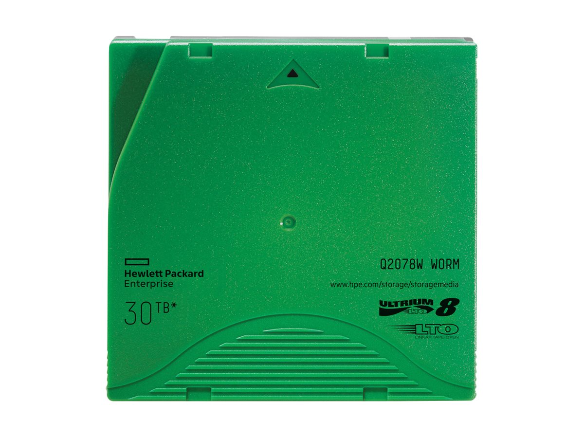 HPE LTO-8 Ultrium 30 TB WORM Data Cartridge Grün