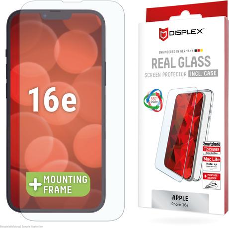 E.V.I. DISPLEX REAL GLASS + CASE IPHONE 16E (02103)