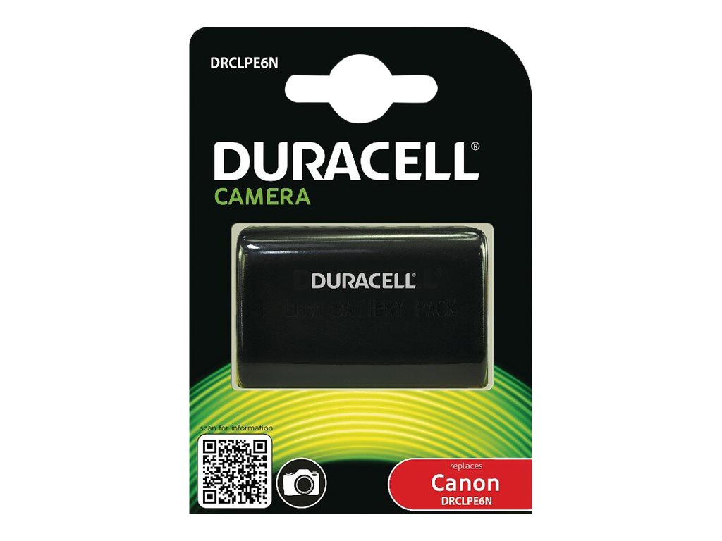 Duracell Kamera-Akku DRCLPE6N Li-Ion 2000 mAh 7,4 V Schwarz
