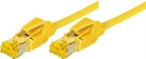 Patchkabel S/FTP, PiMF, Cat 6a, gelb, 15,0 m Für 10 Gigabit/s, halogenfrei, mit Draka-Kabel und Hirosesteckern TM31 (bisherige Bezeichnung S/STP) (72215Y)