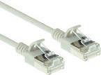 ACT Grey 0.15 meter LSZH U/FTP CAT6A datacenter slimline patch cable snagless with RJ45 connectors (DC7030)