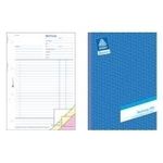 AVERY Zweckform Formularbuch "Rechnung", A6, 2 x 50 Blatt 2. Blatt ohne Perforation zum Verbleib im Buch (706)