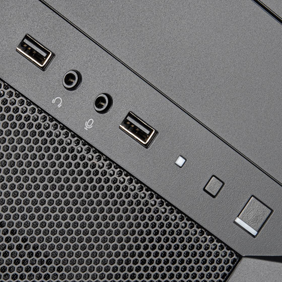 SilverStone FARA 313 Micro-ATX Tower-Gehäuse Schwarz