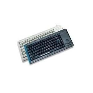 Cherry Slim Line G84-4400 - Tastatur - USB - 83 Tasten - Trackball - Hellgrau...