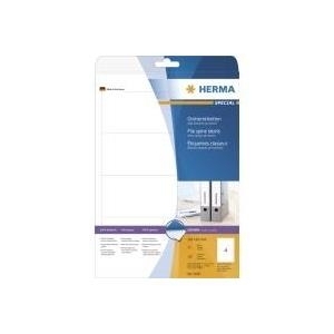 HERMA Special Permanent selbstklebende, matte, lichtundurchlässige Aktenetiketten aus Papier