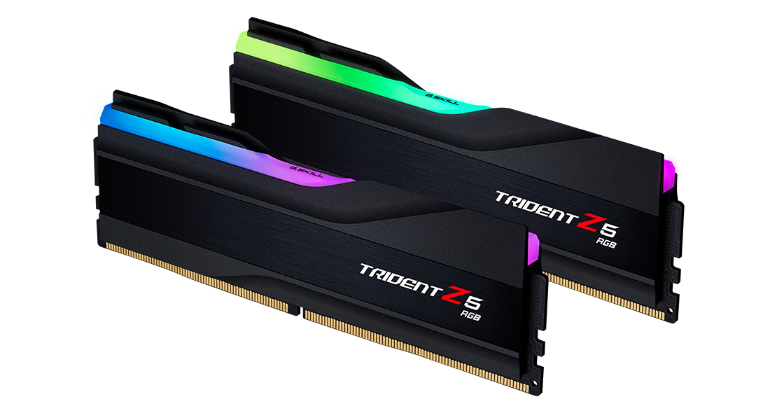 G.Skill Trident Z5 RGB 32 GB (2x16 GB) DDR5-5600 CL40 RAM Kit Schwarz