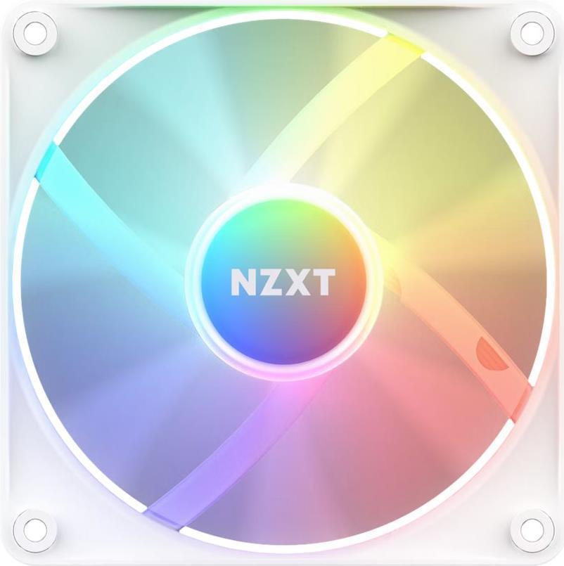 NZXT F120 Core RGB Computergehäuse Ventilator 12 cm Weiß (RF-C12SF-W1) (geöffnet)