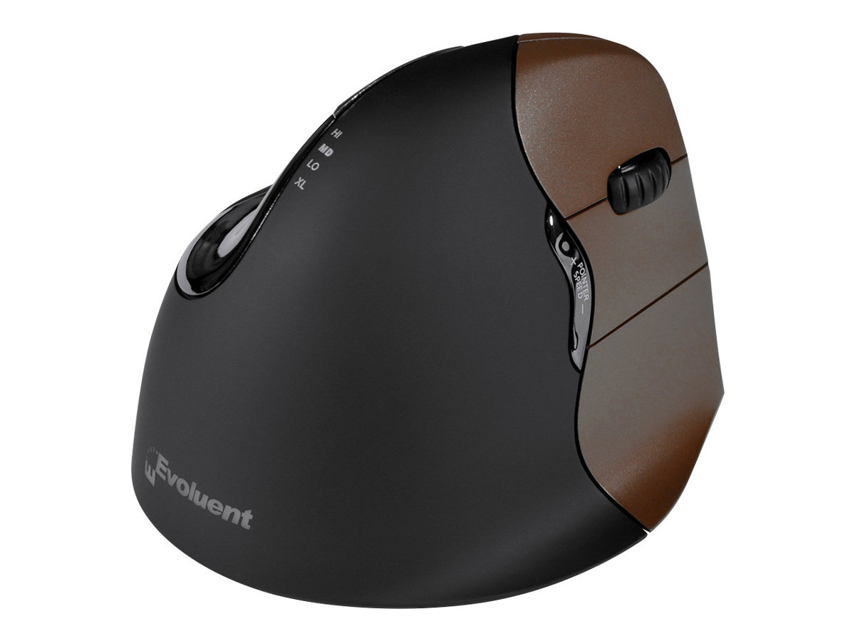 EVOLUENT Vertical Mouse 4 Wireless Klein Rechte Hand Ergonomische Maus Ergonomie PC Zubehoer (VM4SW)
