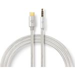 Nedis CCTB65940AL10 Audio-Kabel 1 m USB C 3.5mm Aluminium (CCTB65940AL10)