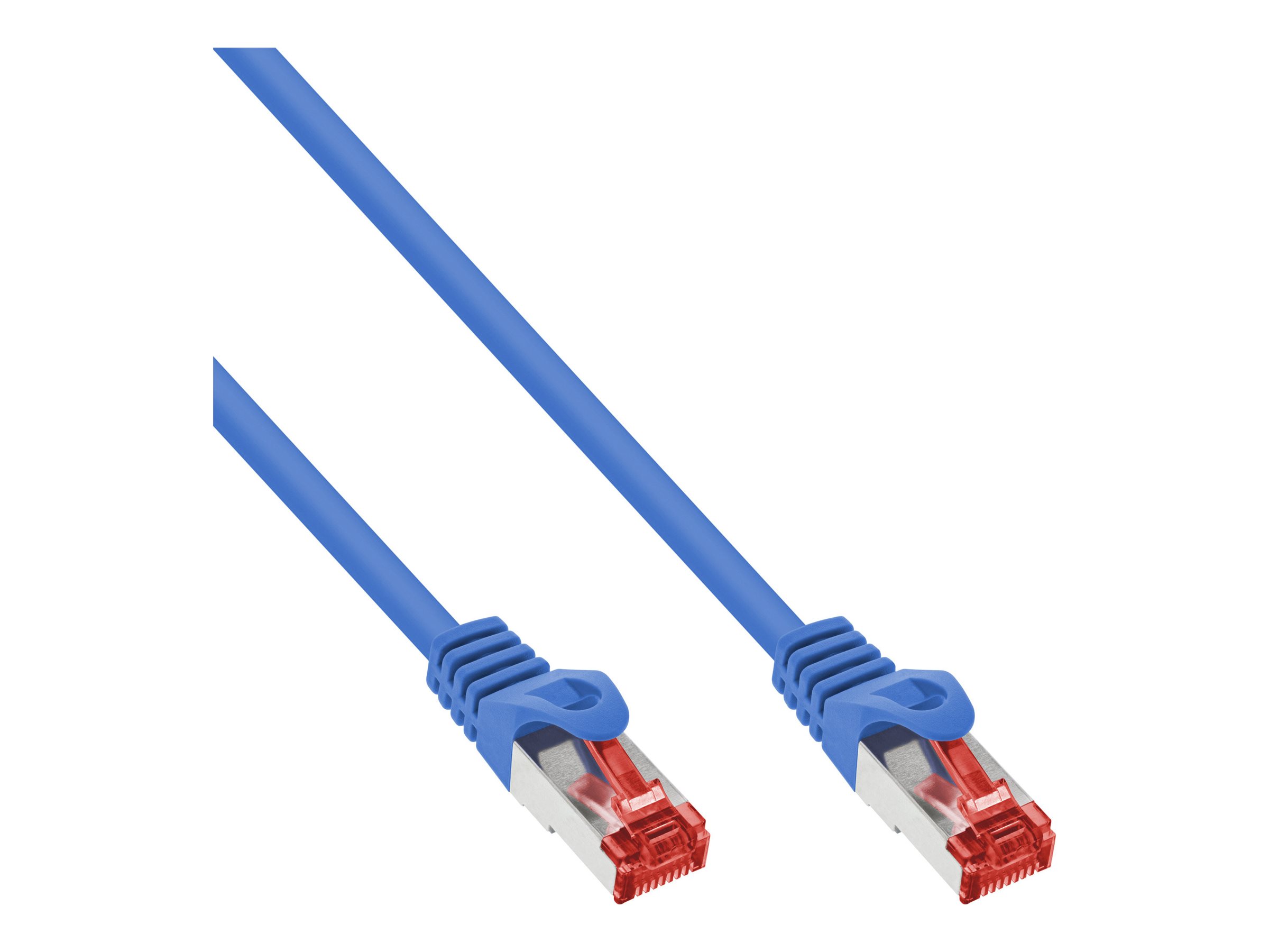 InLine Patchkabel S/FTP (PiMf) Cat.6 2m Blau