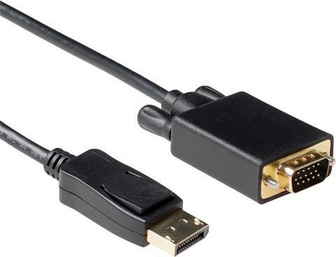 ADVANCED CABLE TECHNOLOGY 2 metre Conversion cable DisplayPort male to VGA male. Length: 2m