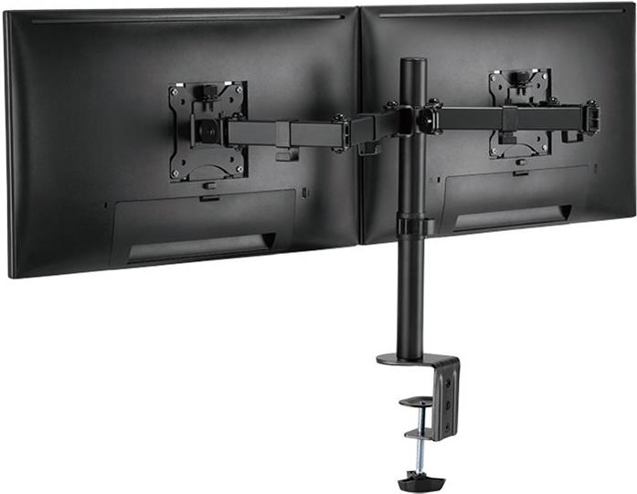 LogiLink BP0098 Tischhalterung 17"-32" für 2 LCD-Displays max. 8 kg Schwarz