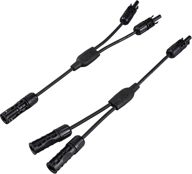 Sygonix SY-6408046 Solaranlagen Adapterkabel Y-Splitter 30 A 1500 V DC Schwarz 36 cm