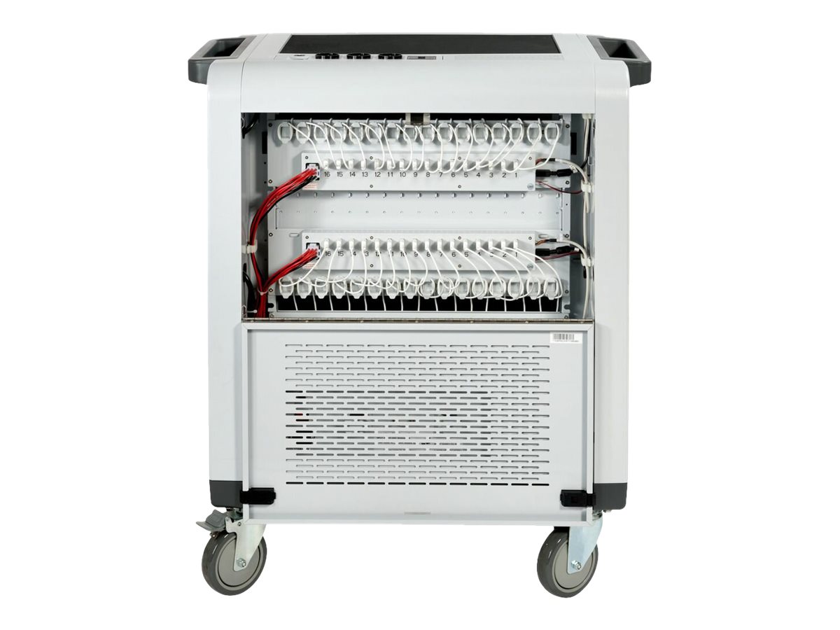 PARAT Paraproject Trolley i32 Ladewagen für 32 Tablets Grau, Weiß