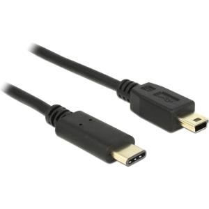 DeLOCK USB-Kabel USB-C (M) bis mini-USB Typ B (M) (83336)