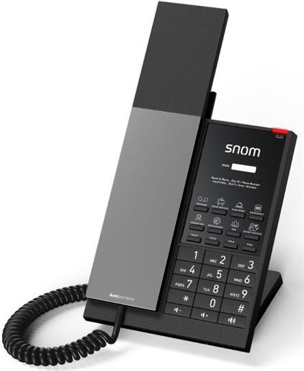Snom HD350A - Telefon mit Schnur - Gun Metal (7030)