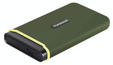 Transcend ESD380C 2 TB SSD USB 3.2 Gen 2x2 Military Green