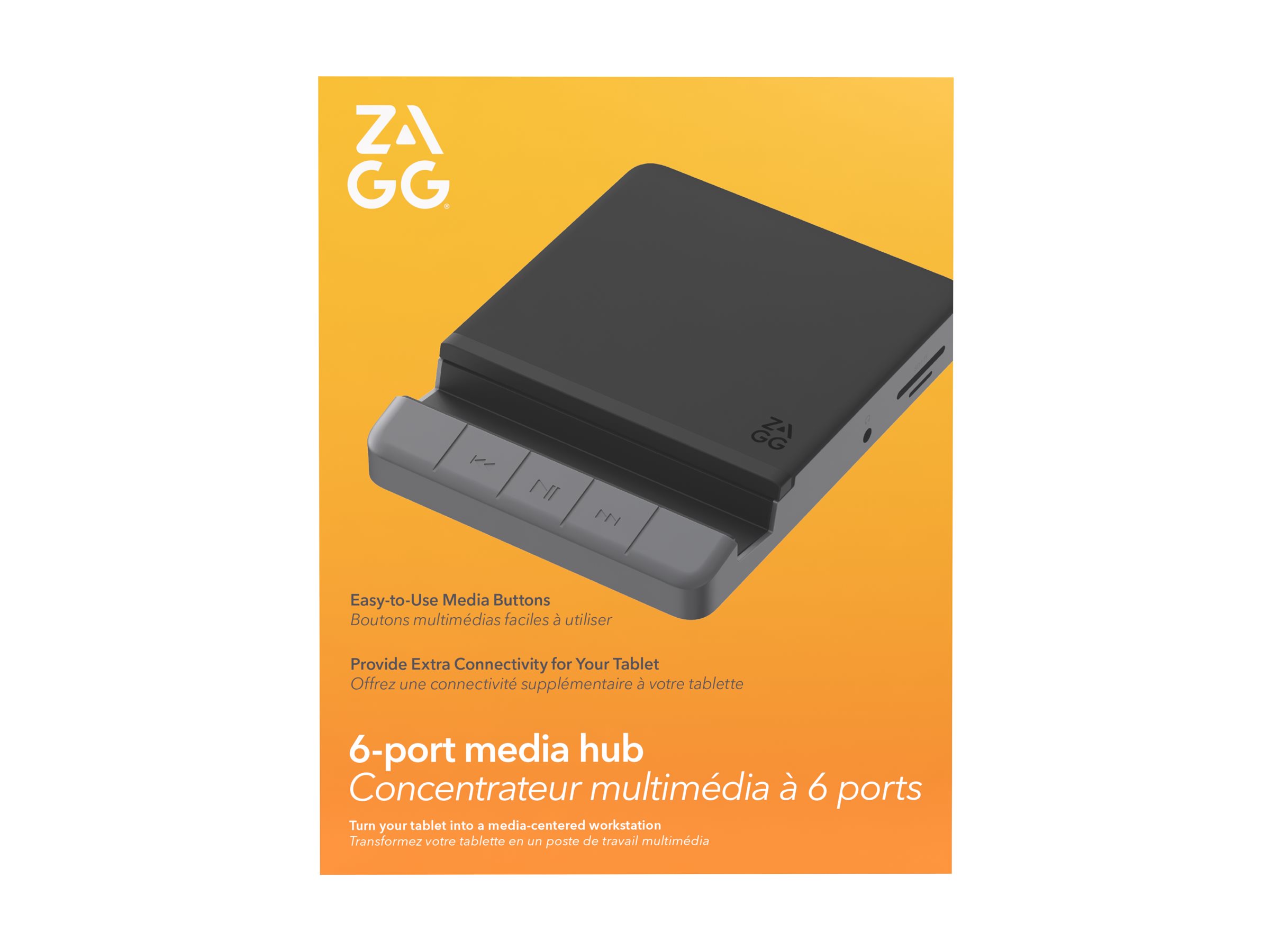 ZAGG Dockingstation USB-C HDMI Schwarz, Grau