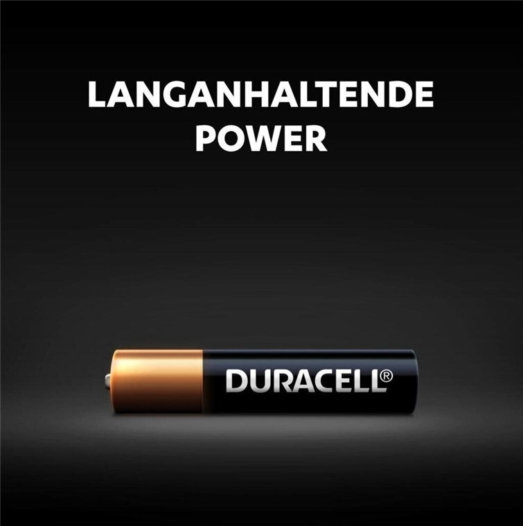 Duracell Ultra MN2500 AAAA Alkalibatterie 1.5 V Schwarz, Gold