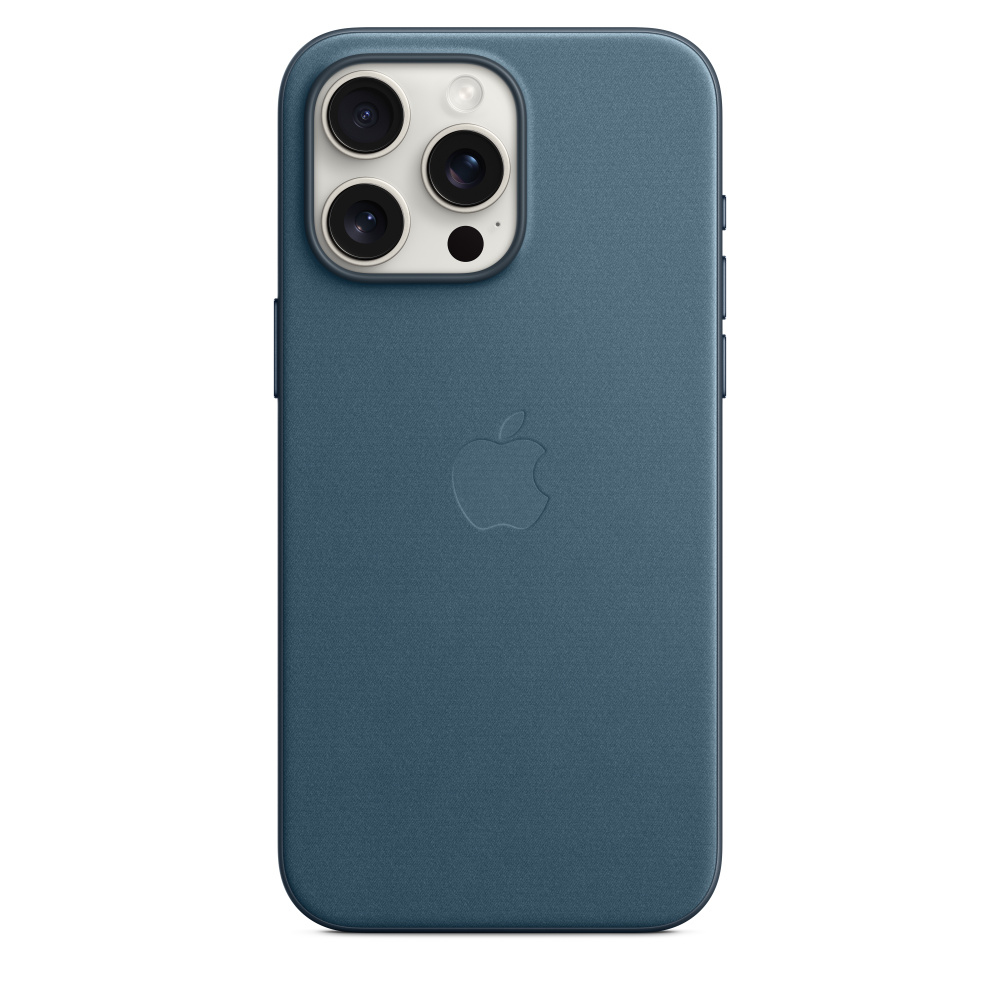 Apple FineWoven MagSafe Schutzabdeckung für iPhone 15 Pro Max 6,7" Pazifikblau