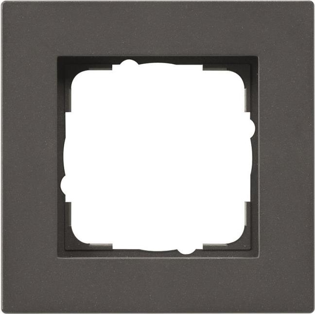 GIRA 0211235 Abdeckrahmen 1f flach Gira E2 Anthrazit (211235)