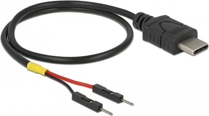 Delock USB Stromkabel Type-C™ auf 2 x Pfostenstecker einzeln Strom 30 cm (85420)