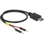 Delock USB Stromkabel Type-C™ auf 2 x Pfostenstecker einzeln Strom 30 cm (85420)
