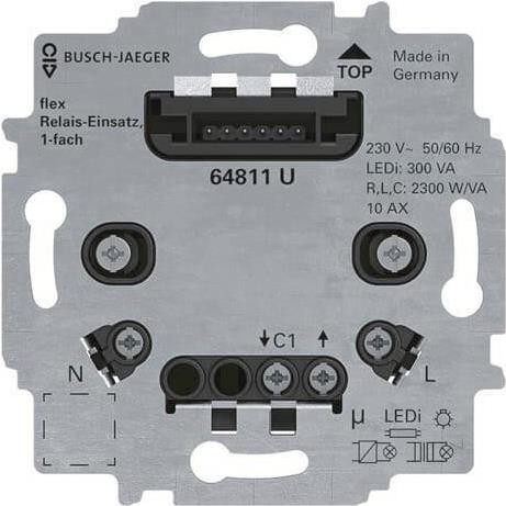 Busch-Jaeger Relais-Einsatz flex 64811 U (2CKA006800A3041)