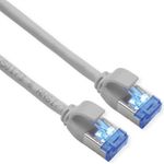 ROLINE S/FTP Patchkabel Kat.6A TPE PoE-tauglich verknotungsfrei grau 0.5m (21.15.4310)