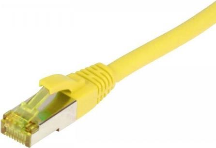 Patchkabel RJ45, CAT6A 500Mhz,20m, gelb, S-STP(S/FTP), TPE/LSZH(Ultraflex), AWG26, mitCat.7 Rohkabel, Synergy 21 (S217667)