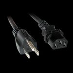 Lindy 3m US 3 Pin an C13 Netzkabel Ideal für die Verbindung von PCs, Bildschirmen, Druckern oder anderen Geräten mit IEC-Kaltgeräteanschluss an das amerikanische Stromversorgungsnetz (30031)