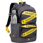 Rivacase Erebus Notebooktasche 33,8 cm (13.3" ) Rucksack Camouflage - Grau (5421 GREY CAMO)