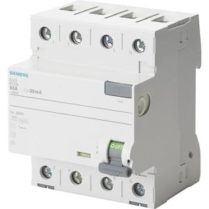 Siemens 5SV3344-6 Residual-current device A-type 4P Stromunterbrecher (5SV3344-6)