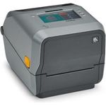 Zebra ZD621R, 12 Punkte/mm (300dpi), Peeler, Disp. (Farbe), RTC, RFID, USB, USB-Host, RS232, BT (BLE), Ethernet, grau Etikettendrucker, Desktopdrucker, Thermotransfer, Auflösung: 12 Punkte/mm (300dpi), Medienbreite (max): 118mm, Druckbreite (max.): 108mm, Rollendurchmesser (max.): 127mm, Geschwindigkeit (max.): 152mm/Sek., USB, USB-Host, RS232, Bluetooth (BLE), Ethernet, RAM: 256MB, Flash: 512MB, Peeler, Display (Touchscreen, Farbe), Real Time Clock, Black Mark Sensor, Gap Sensor, RFID (UHF, schreiber), inkl.: Kabel (USB), Netzteil, Netzkabel (EU, UK), Farbe: grau (ZD6A143-31EFR2EZ)