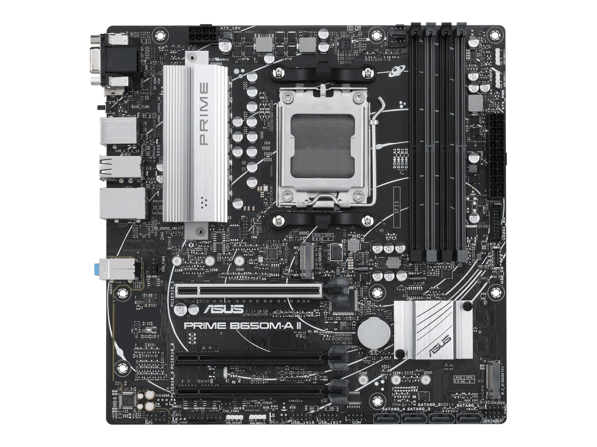 ASUS Prime B650M-A II-CSM Micro ATX AMD B650 Schwarz