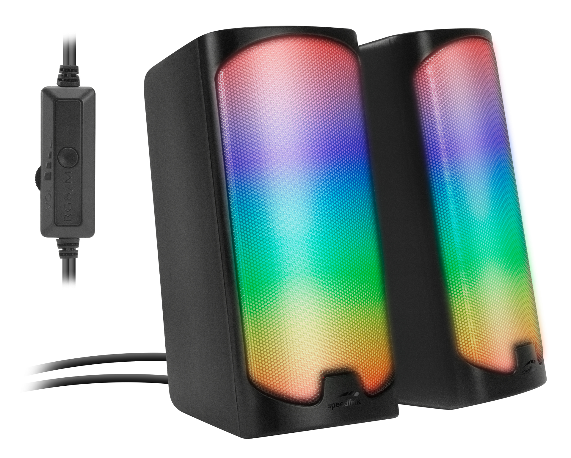 SPEEDLINK TONOS RGB 2.0 Stereo Computerlautsprecher 6 W Bluetooth Schwarz