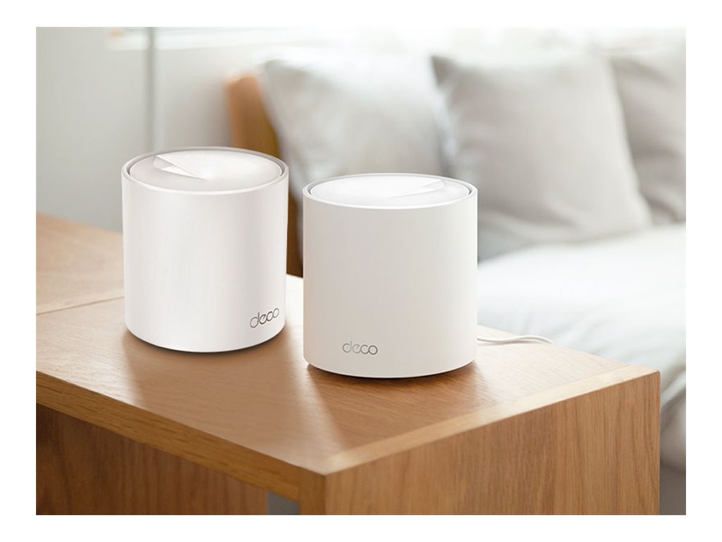 TP-Link Deco X10 V1 WLAN-Mesh-System (2 Router) Wi-Fi 6 Dual-Band 1500 Mbit/s Weiß