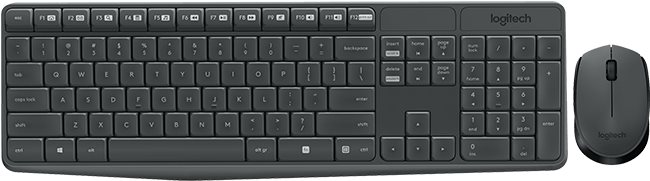 Logitech MK235 Tastatur-und-Maus-Set (920-007913)