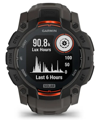 Garmin Instinct 3 Solar 1,3" MIP Smartwatch Schwarz