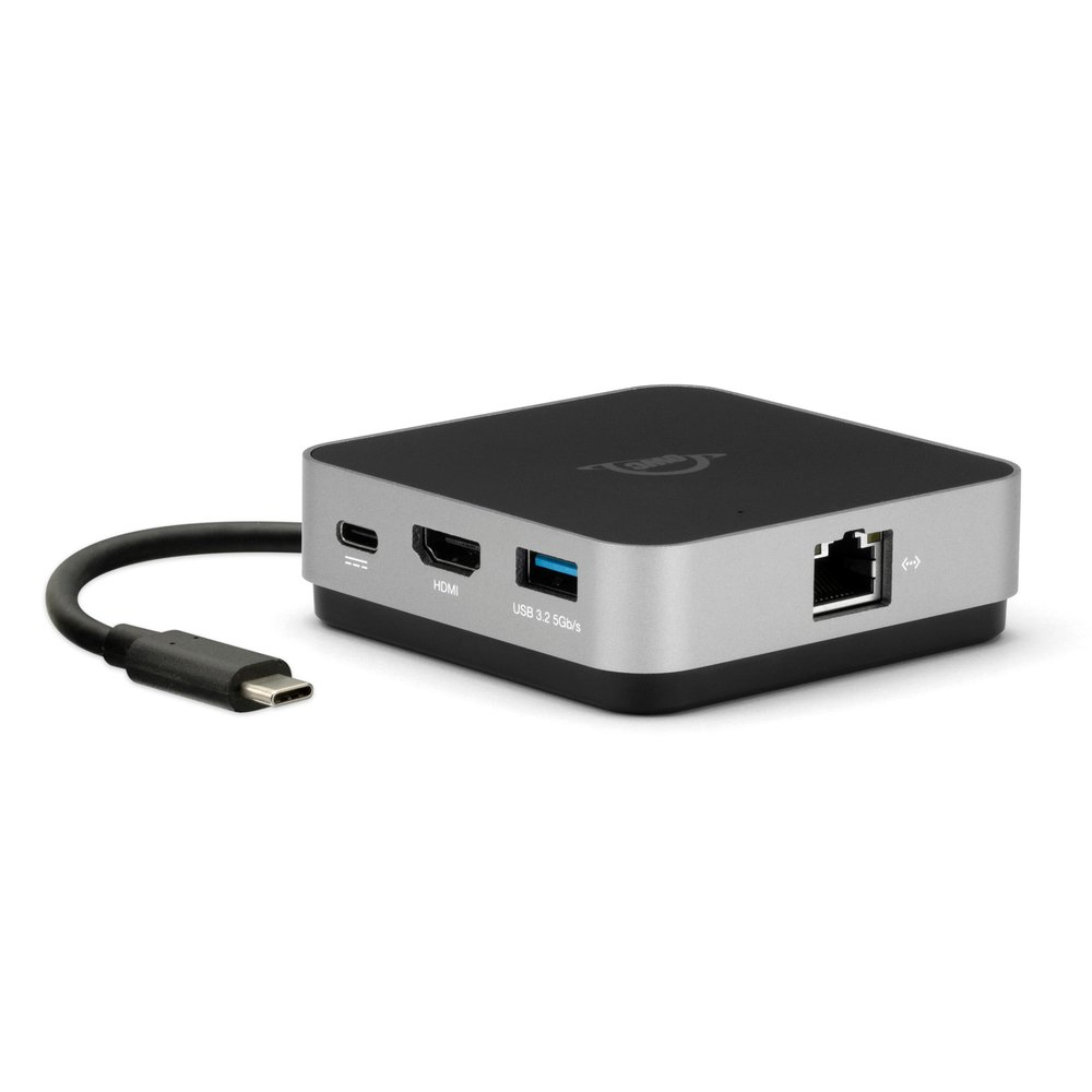 OWC Travel Dock E Mini-Dock USB-C 3.2 Gen 1 Thunderbolt 3 HDMI 1GbE Space-grau