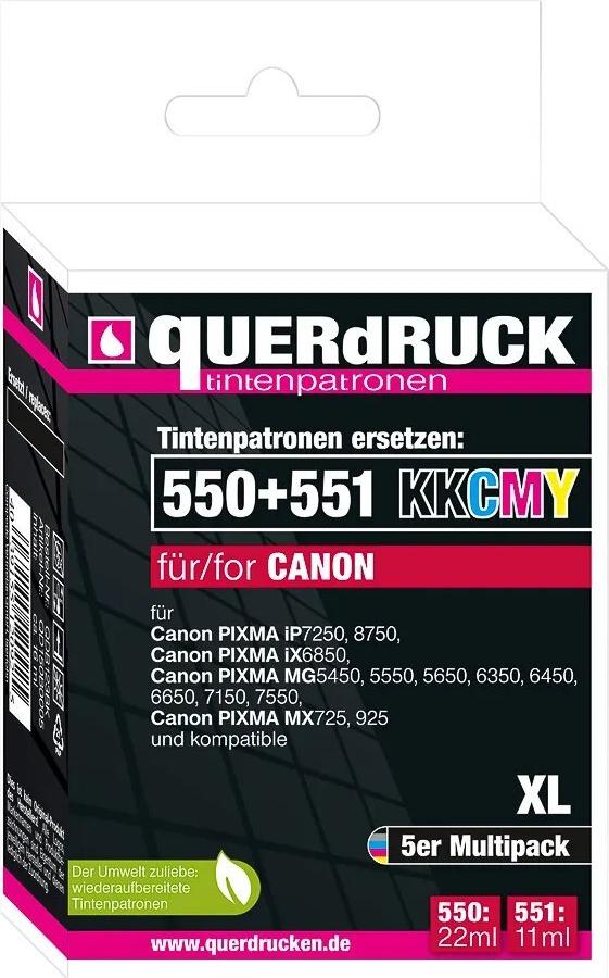 TINTE FUER CANON PGI550/CLI551 (5) XL Multipack cmykk Blister (QD150C0016)