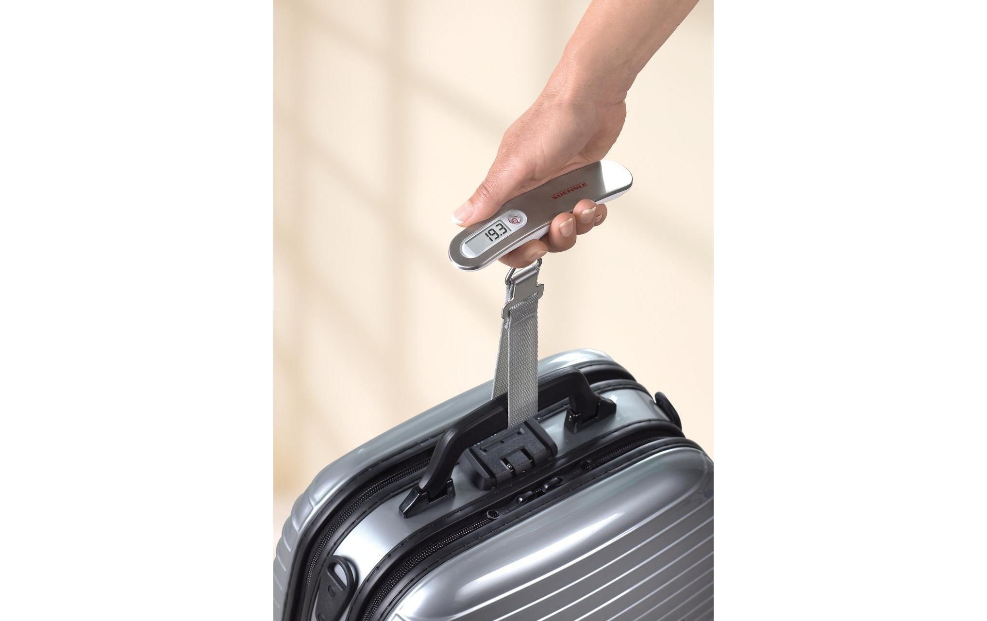 Soehnle Travel Elektronische Gepäckwaage 50 kg Grau/Weiß