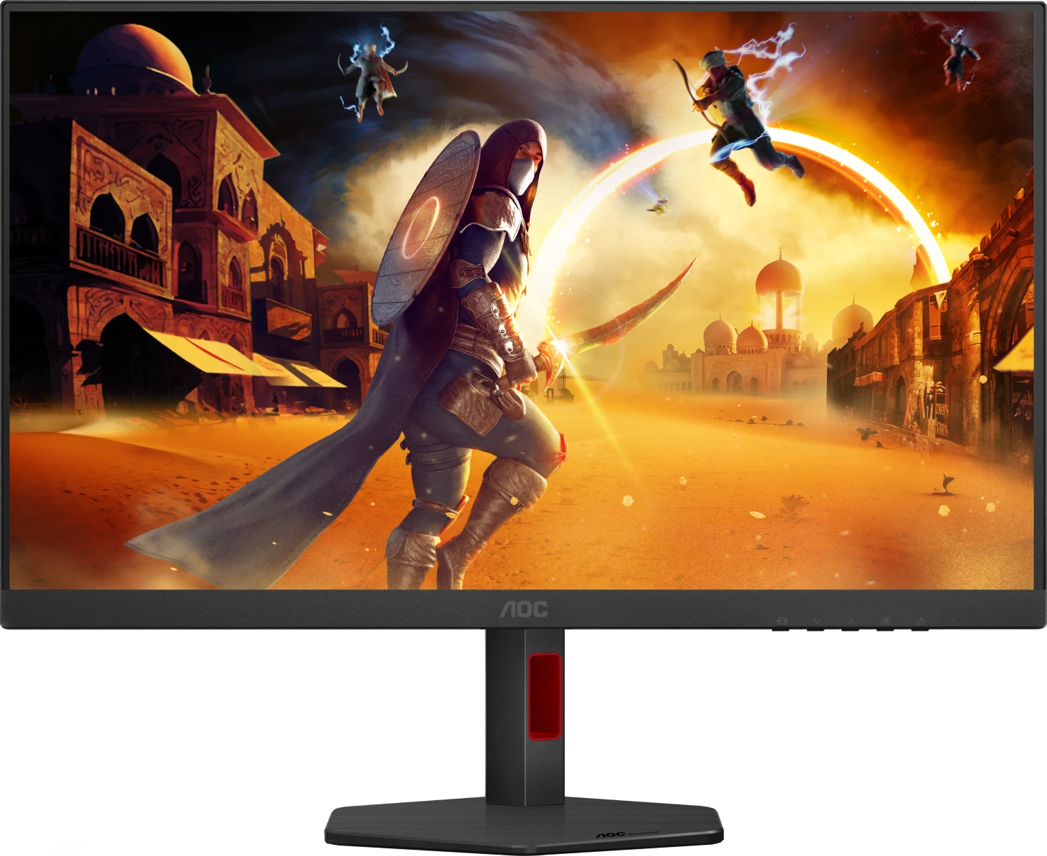 AOC Gaming Q27G4SRU Monitor 68,6 cm (27") QHD IPS 320Hz Schwarz/Rot (Q27G4SRU)