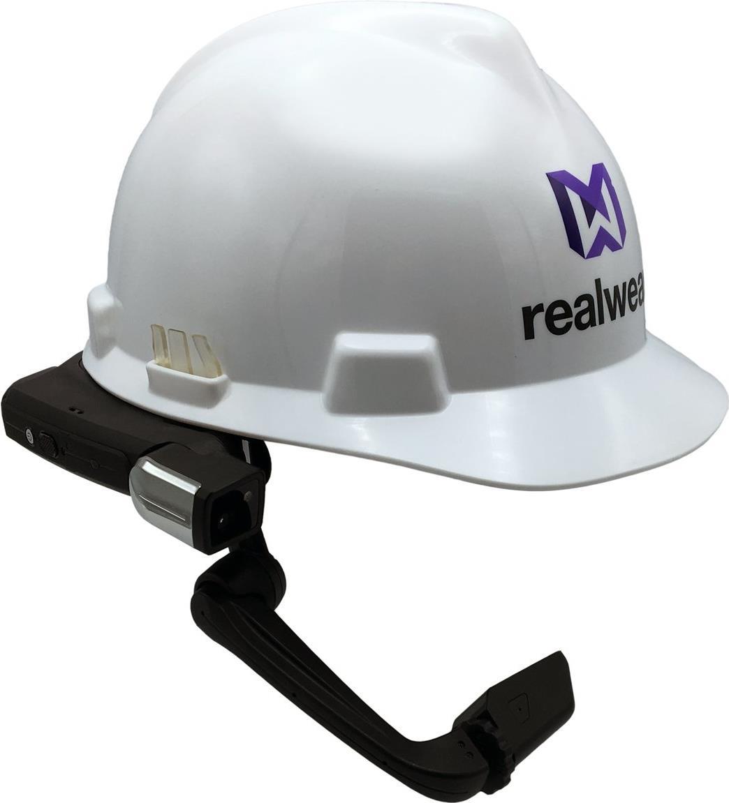 RealWear 3x Schutzhelmklammern für Honeywell North Zone Full Brim 171046 Silber