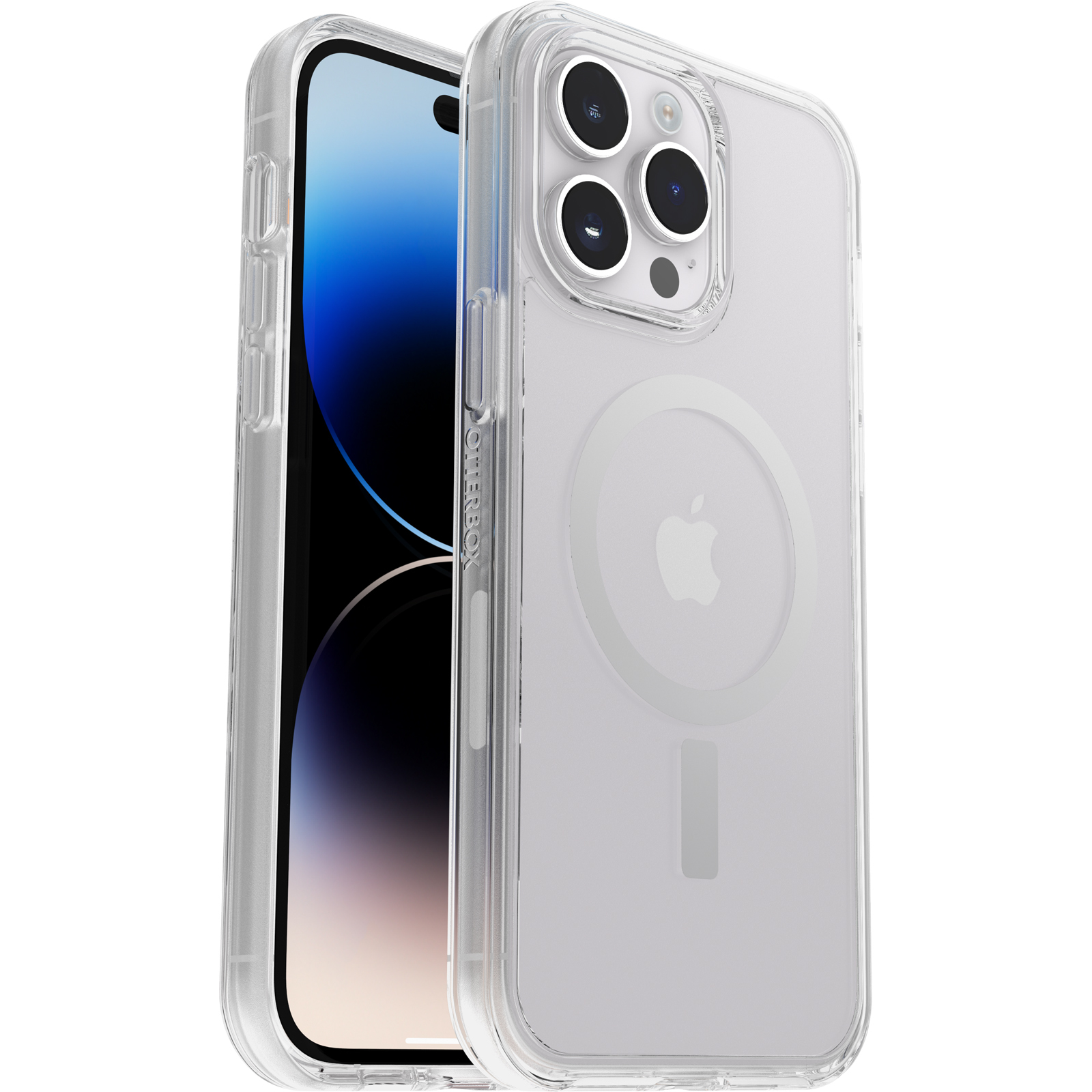 OtterBox Symmetry+ Handyhülle für iPhone 14 Pro 6,1" MagSafe Transparent