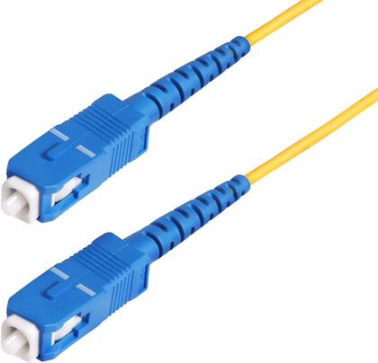 StarTech.com 30m (98.4ft) SC to SC (UPC) OS2 Single Mode Simplex Fiber Optic Cable, 9/125µm, 40G/100G, Bend Insensitive, Low Insertion Loss, LSZH Fiber Patch Cord (SPSMSCSC-OS2-30M)