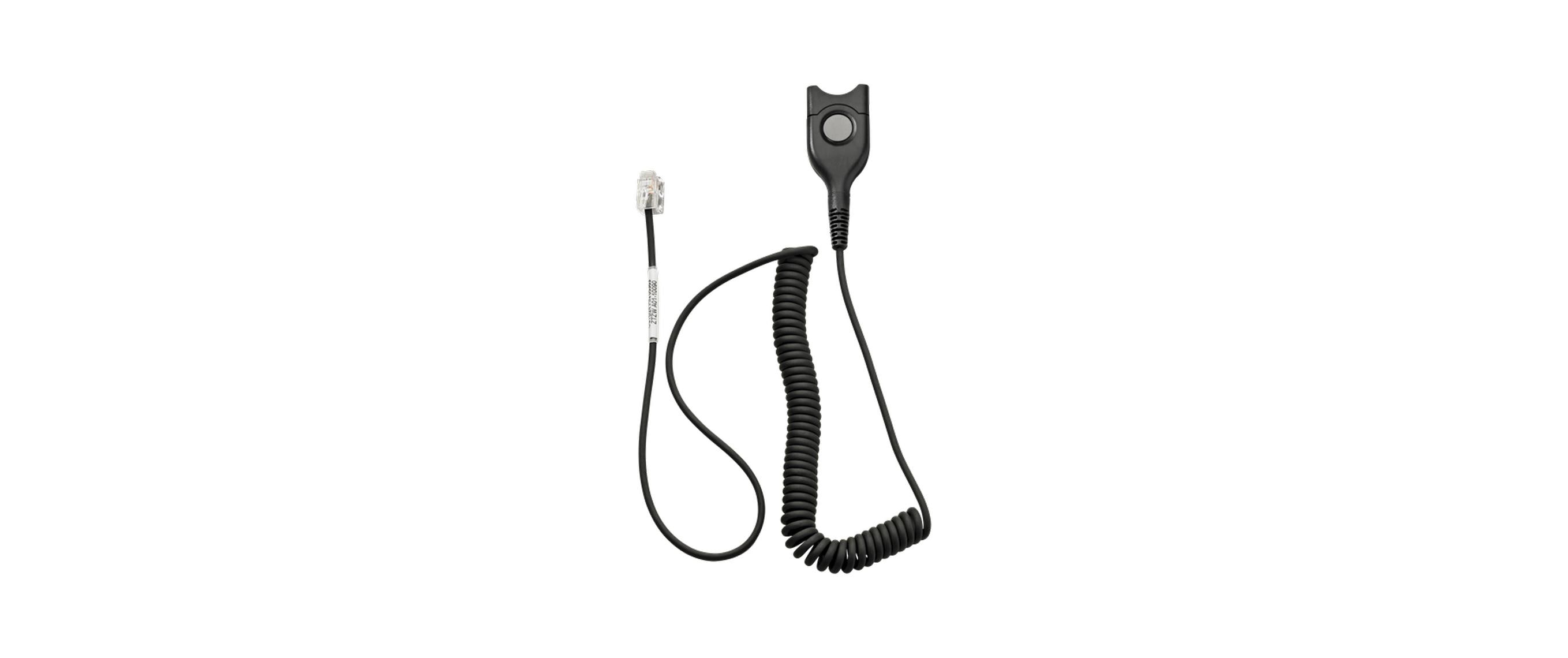 EPOS CSTD 01 Headset-Kabel EasyDisconnect RJ-9 1 m Schwarz