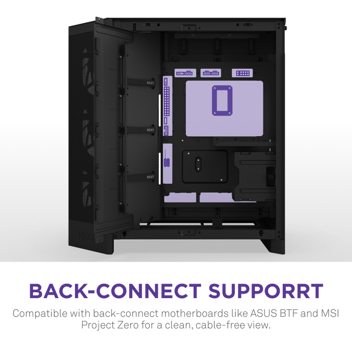 NZXT H9 Flow RGB+ Midi Tower ATX Schwarz